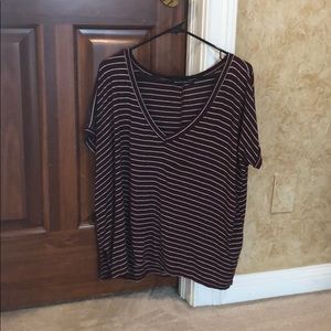 Brandy Melville Short-Sleeve Oversized Top
